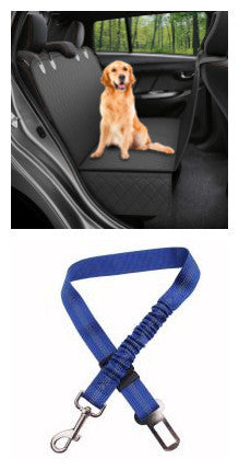 Car Seat Protector for Dogs – Mesh Pet Carrier Mat with Zipper & Storage