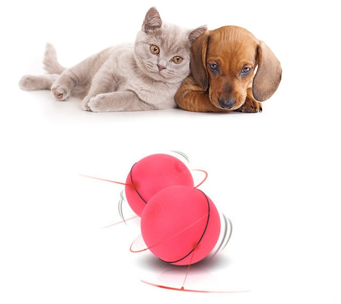 LED Laser Rolling Cat Toy Ball – Electronic Pet Fun