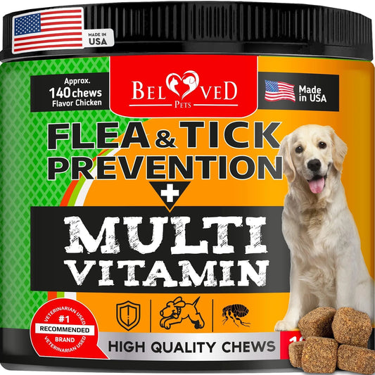 Flea And Tick Prevention Chewable Pills For Dogs Revolution Oral Flea Treatment For Pets & Complex Multivitamin Natural Pest Control Defense Chews Small Tablets 10 Oz CANNOT Be Listed For Sale On Amaz