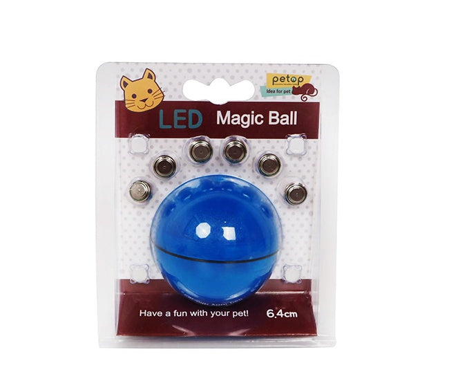 LED Laser Rolling Cat Toy Ball – Electronic Pet Fun