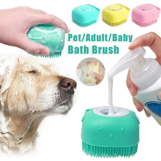 Dog & Cat Bath Massage Glove – Grooming Tool