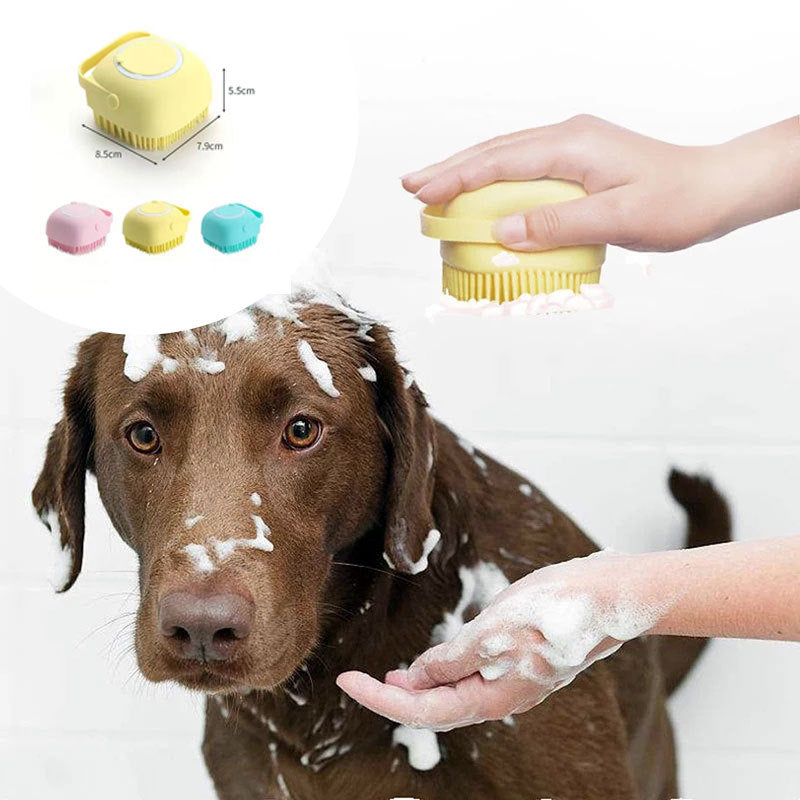 Dog & Cat Bath Massage Glove – Grooming Tool