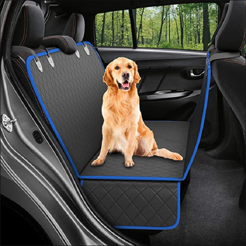Car Seat Protector for Dogs – Mesh Pet Carrier Mat with Zipper & Storage